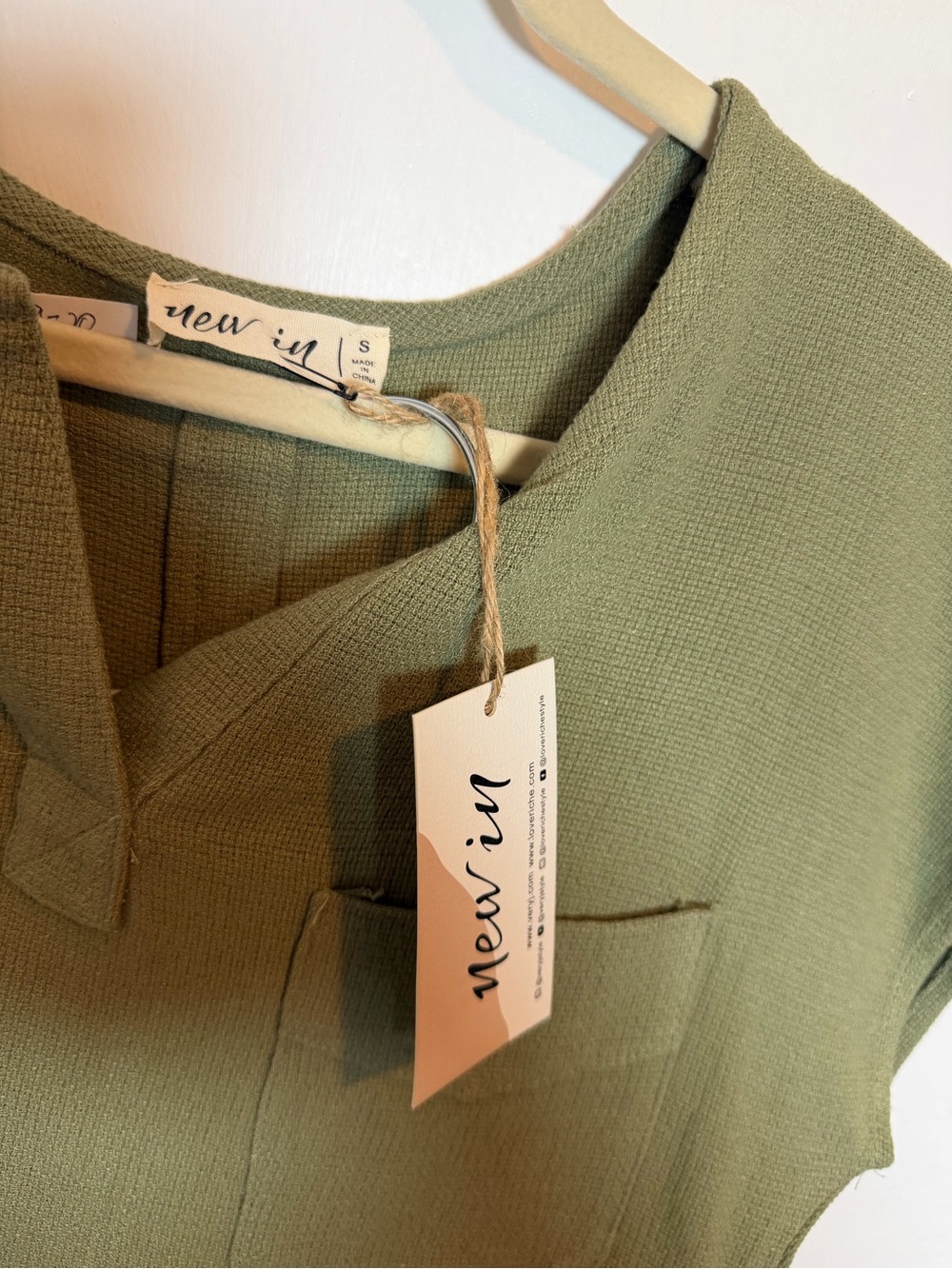 2pc set Casual Olive Green Shorts Set Short Sleeve Top and Shorts - Picture 6 of 9